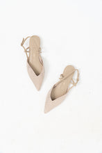 Load image into Gallery viewer, ZARA x Beige Rhinestone Point-toe Flats (7)
