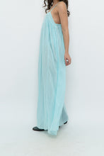 Load image into Gallery viewer, FREE PEOPLE x Teal Flowy Semi-Sheer Cotton Maxi Dress (XS, S)