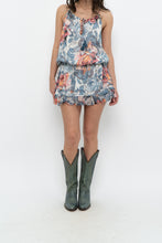 Load image into Gallery viewer, ELIZABETH &amp; JAMES x Blue Rose Silk Drop-Waist Dress (XS, S)