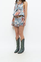 Load image into Gallery viewer, ELIZABETH &amp; JAMES x Blue Rose Silk Drop-Waist Dress (XS, S)