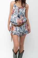 Load image into Gallery viewer, ELIZABETH &amp; JAMES x Blue Rose Silk Drop-Waist Dress (XS, S)