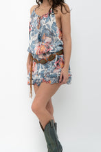 Load image into Gallery viewer, ELIZABETH &amp; JAMES x Blue Rose Silk Drop-Waist Dress (XS, S)