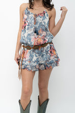 Load image into Gallery viewer, ELIZABETH &amp; JAMES x Blue Rose Silk Drop-Waist Dress (XS, S)