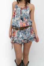 Load image into Gallery viewer, ELIZABETH &amp; JAMES x Blue Rose Silk Drop-Waist Dress (XS, S)