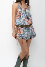 Load image into Gallery viewer, ELIZABETH &amp; JAMES x Blue Rose Silk Drop-Waist Dress (XS, S)