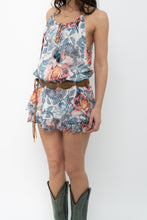 Load image into Gallery viewer, ELIZABETH &amp; JAMES x Blue Rose Silk Drop-Waist Dress (XS, S)