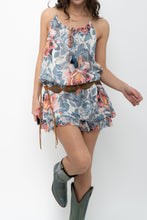 Load image into Gallery viewer, ELIZABETH &amp; JAMES x Blue Rose Silk Drop-Waist Dress (XS, S)