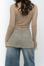 Load image into Gallery viewer, Vintage x Tan Netted Stretchy Mini Dress (S-L)