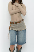 Load image into Gallery viewer, Vintage x Tan Netted Stretchy Mini Dress (S-L)