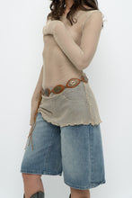 Load image into Gallery viewer, Vintage x Tan Netted Stretchy Mini Dress (S-L)