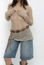 Load image into Gallery viewer, Vintage x Tan Netted Stretchy Mini Dress (S-L)