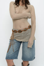 Load image into Gallery viewer, Vintage x Tan Netted Stretchy Mini Dress (S-L)