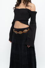 Load image into Gallery viewer, Modern x Black Cinched Off-Shoulder Long Sleeve (M, L)