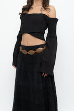 Load image into Gallery viewer, Modern x Black Cinched Off-Shoulder Long Sleeve (M, L)