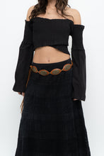 Load image into Gallery viewer, Modern x Black Cinched Off-Shoulder Long Sleeve (M, L)