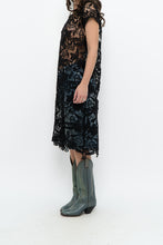 Load image into Gallery viewer, Vintage x Made in Italy x Lace Embroidered Midi Dress (XS-M)
