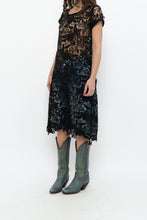 Load image into Gallery viewer, Vintage x Made in Italy x Lace Embroidered Midi Dress (XS-M)