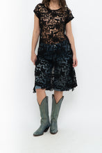 Load image into Gallery viewer, Vintage x Made in Italy x Lace Embroidered Midi Dress (XS-M)