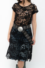 Load image into Gallery viewer, Vintage x Made in Italy x Lace Embroidered Midi Dress (XS-M)