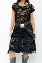 Load image into Gallery viewer, Vintage x Made in Italy x Lace Embroidered Midi Dress (XS-M)