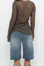 Load image into Gallery viewer, Vintage x MICHAEL KORS Brown Net Knit Sequin Mini Dress (XS, S)