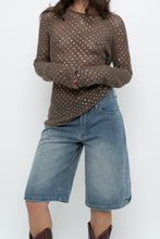Load image into Gallery viewer, Vintage x MICHAEL KORS Brown Net Knit Sequin Mini Dress (XS, S)