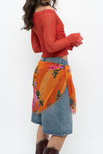 Load image into Gallery viewer, URBAN OUTFITTERS x Orange Deadstock Lace Crop Long Sleeve (XS, S)