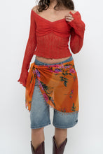 Load image into Gallery viewer, URBAN OUTFITTERS x Orange Deadstock Lace Crop Long Sleeve (XS, S)