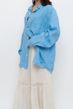 Load image into Gallery viewer, Vintage x TOMMY BAHAMA Blue Linen Buttonup (S-XL)