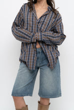 Load image into Gallery viewer, Vintage x Blue, Green Plaid Cotton Buttonup (XS-L)
