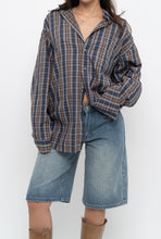 Load image into Gallery viewer, Vintage x Blue, Green Plaid Cotton Buttonup (XS-L)