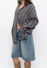 Load image into Gallery viewer, Vintage x Blue, Green Plaid Cotton Buttonup (XS-L)