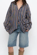 Load image into Gallery viewer, Vintage x Blue, Green Plaid Cotton Buttonup (XS-L)
