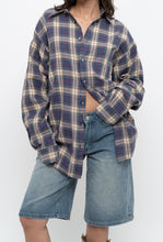 Load image into Gallery viewer, Vintage x Made in Canada x Blue Plaid Cotton Flannel (XS-L)