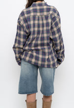 Load image into Gallery viewer, Vintage x Made in Canada x Blue Plaid Cotton Flannel (XS-L)