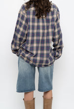 Load image into Gallery viewer, Vintage x Made in Canada x Blue Plaid Cotton Flannel (XS-L)