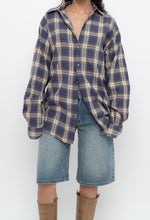 Load image into Gallery viewer, Vintage x Made in Canada x Blue Plaid Cotton Flannel (XS-L)