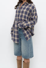Load image into Gallery viewer, Vintage x Made in Canada x Blue Plaid Cotton Flannel (XS-L)