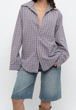 Load image into Gallery viewer, Vintage x Purple Plaid Cotton Flannel (XS-M)