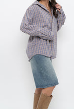 Load image into Gallery viewer, Vintage x Purple Plaid Cotton Flannel (XS-M)