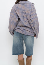 Load image into Gallery viewer, Vintage x Purple Plaid Cotton Flannel (XS-M)