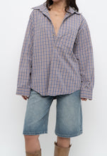 Load image into Gallery viewer, Vintage x Purple Plaid Cotton Flannel (XS-M)
