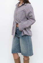 Load image into Gallery viewer, Vintage x Purple Plaid Cotton Flannel (XS-M)
