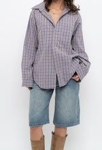 Load image into Gallery viewer, Vintage x Purple Plaid Cotton Flannel (XS-M)