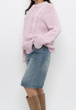Load image into Gallery viewer, Vintage x SPORTING LIFE Baby Pink Cable Knit Cotton Sweater (S-L)