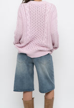 Load image into Gallery viewer, Vintage x SPORTING LIFE Baby Pink Cable Knit Cotton Sweater (S-L)