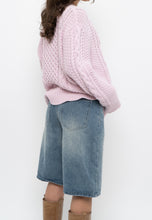 Load image into Gallery viewer, Vintage x SPORTING LIFE Baby Pink Cable Knit Cotton Sweater (S-L)