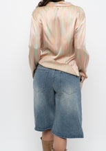 Load image into Gallery viewer, Vintage x TAHARI Colourful Striped Silk Blouse (XS-M)
