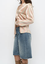 Load image into Gallery viewer, Vintage x TAHARI Colourful Striped Silk Blouse (XS-M)