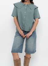 Load image into Gallery viewer, Modern x KEITTO Teal Cotton Collared Buttonup (S-L)
